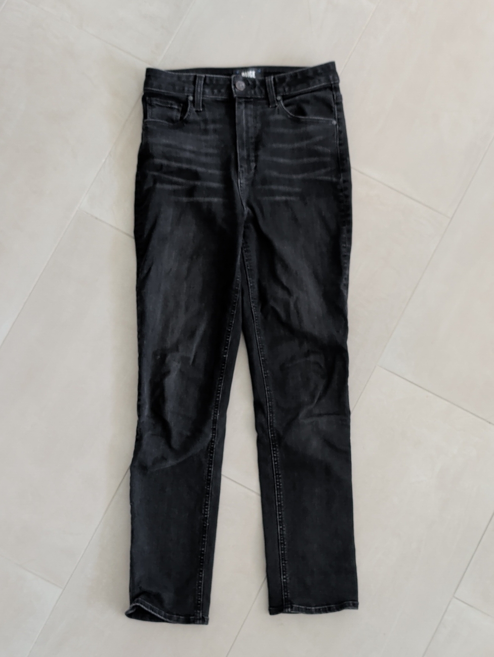 PAIGE Black Sarah Slim Jeans 27